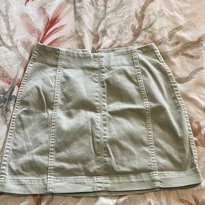 Wild Fable Light Green Mini Skirt